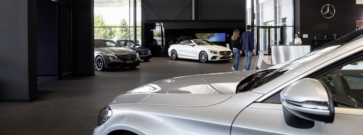 Mercedes-Benz showroom